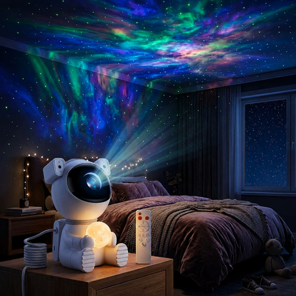 AuraNova™ DreamBuddy – Smart Astronaut Galaxy & Audio Projector - AuraNova™